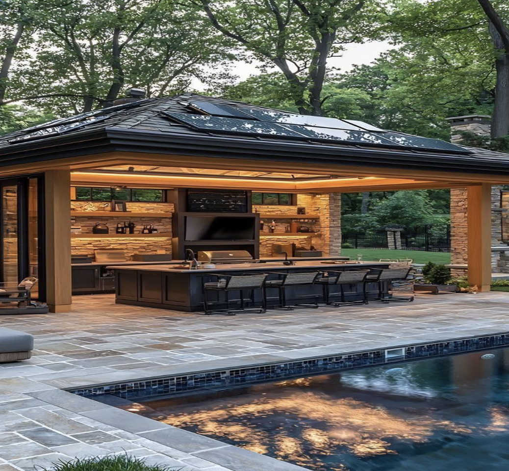 Solar-Powered Outdoor Kitchens: A Smart Investment