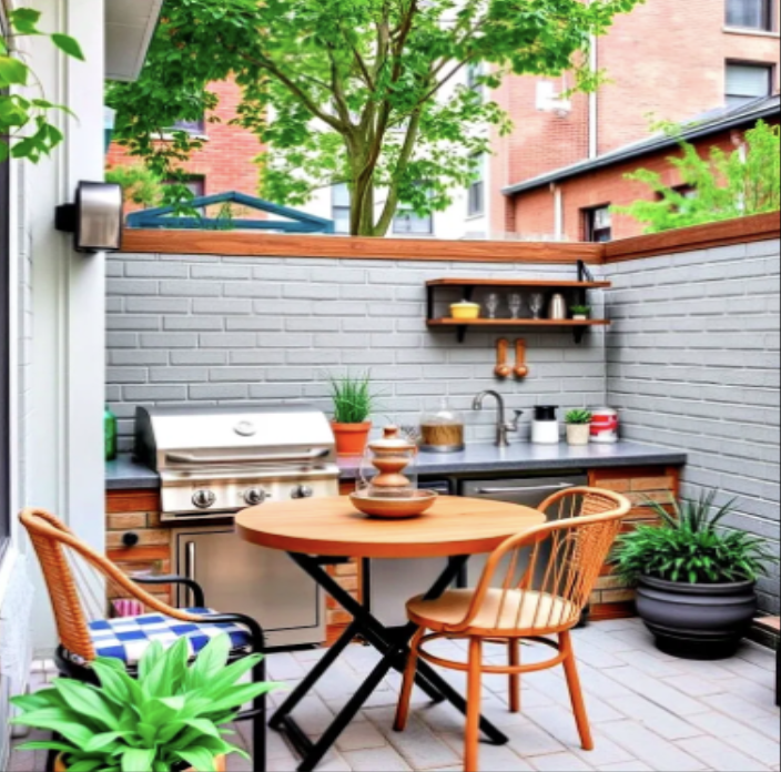 Compact Outdoor Kitchen Ideas for Small Backyards
